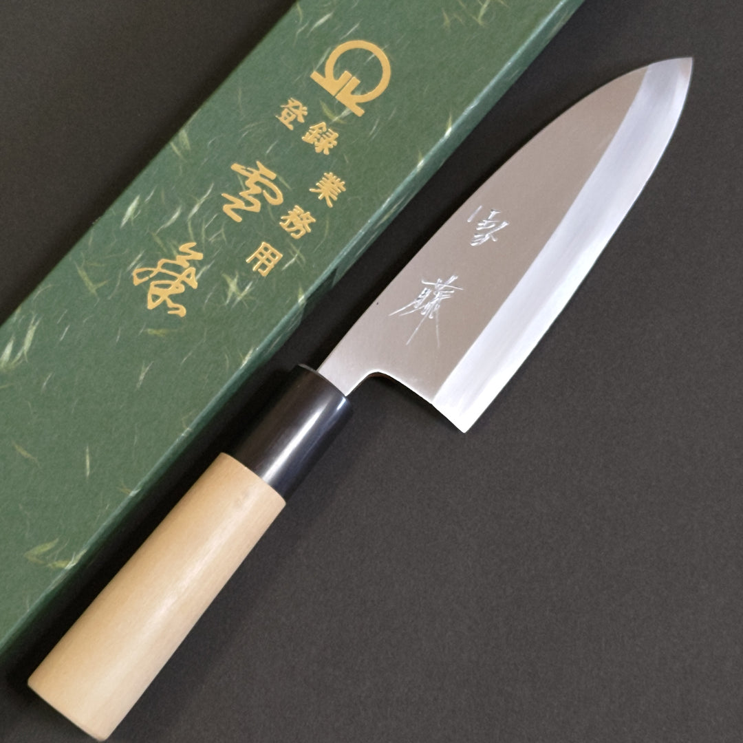 Yukifuji Deba Knife 135mm Chu-kasumi White Steel