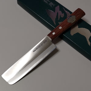 Kanetsune KC-315 Nakiri Vegetable Knife 135mm Plywood handle