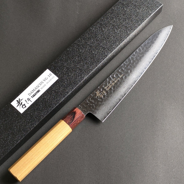 Sakai Takayuki 33-Layer Damascus Hammered VG10 Wa Gyuto Knife 210mm