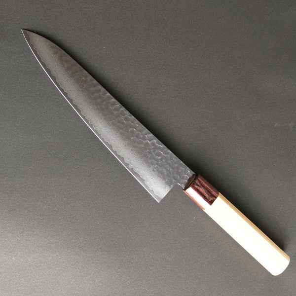 Sakai Takayuki 33-Layer Damascus Hammered VG10 Wa Gyuto Knife 210mm