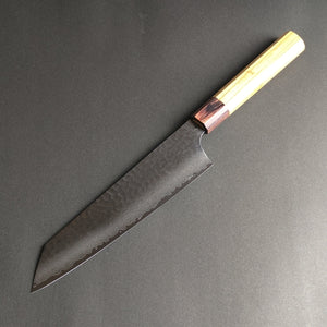 Sakai Takayuki 33-Layer Damascus Hammered VG10 Wa Kengata Gyuto Knife 190mm