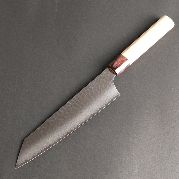 Sakai Takayuki 33-Layer Damascus Hammered VG10 Wa Kengata Santoku Knife 160mm