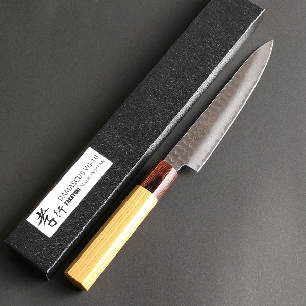 Sakai Takayuki 33-Layer Damascus Hammered VG10 Wa Petty Knife 150mm