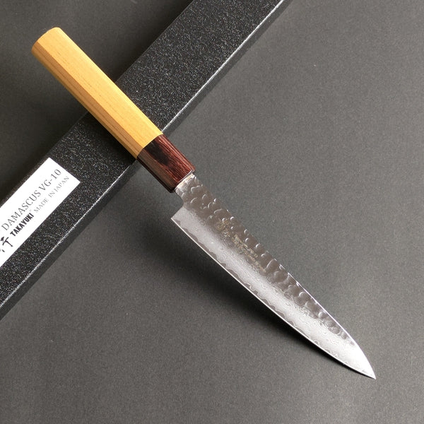 Sakai Takayuki 33-Layer Damascus Hammered VG10 Wa Petty Knife 150mm