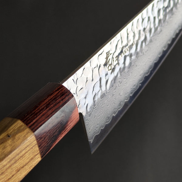 Sakai Takayuki 33-Layer Damascus Hammered VG10 Wa Santoku Knife 170mm