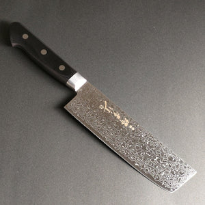Sakai Takayuki 45-Layer Damascus Mirrored Nakiri Vegetable Knife 160mm (6.3"")