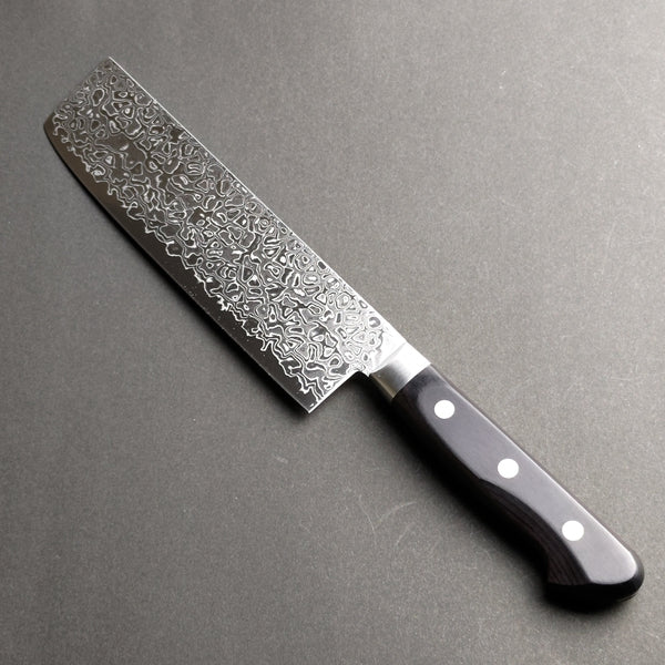 Sakai Takayuki 45-Layer Damascus Mirrored Nakiri Vegetable Knife 160mm (6.3"")