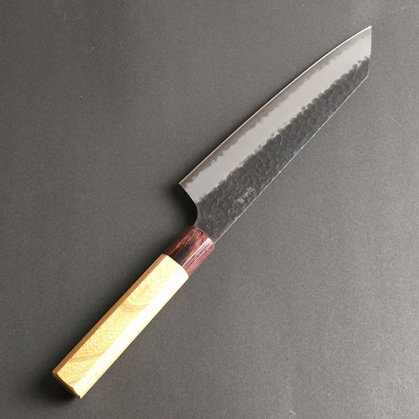 Sakai Takayuki Aogami Super Wa Kengata Gyuto Knife Kurouchi Hammered 190mm (7.5"")