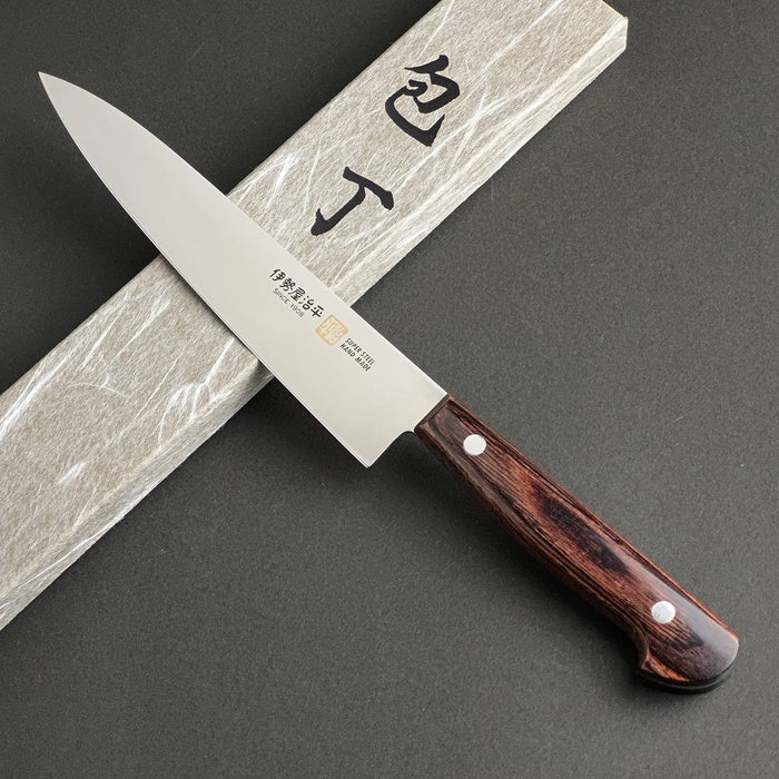 Iseya Molybdenum Petty Utility Knife 150mm Mahogany Handle