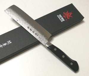 Kanetsune Nakiri Knife 165mm 7.9" Carbon AOGAMI KC-923