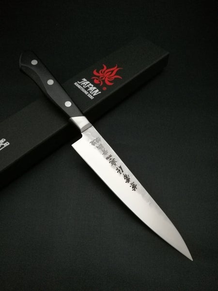 Kanetsune Petty Knife Carbon Blue Steel AOGAMI KC-924 135mm
