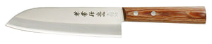 Kanetsune Shiro2 Stainless Santoku knife 165mm KC-320-Japan Knife Shop