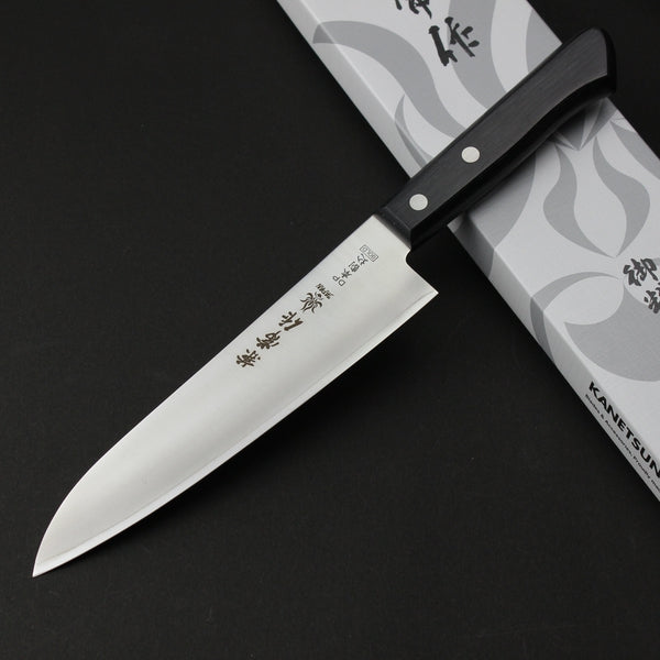 Kanetsune Stainless Gyuto Kengata knife 180mm KC-318