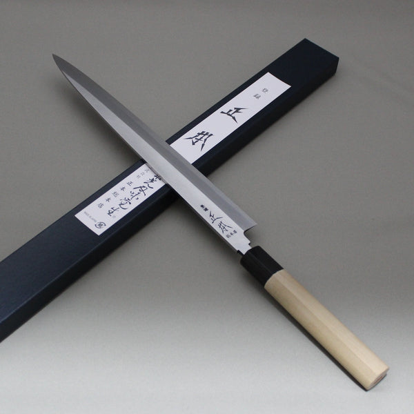 Masamoto Honkasumi Tamashiro Steel Yanagiba 300mm-Japan Knife Shop