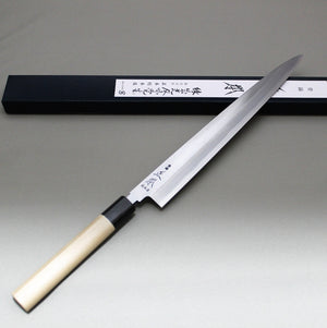 Masamoto Honkasumi Tamashiro Steel Yanagiba 330mm-Japan Knife Shop