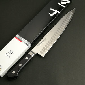 Misono MV Stainless Dimples(Salmon) Gyuto Knife 210mm-Japan Knife Shop