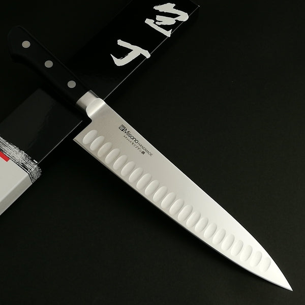 Misono MV Stainless Dimples(Salmon) Gyuto Knife 210mm-Japan Knife Shop