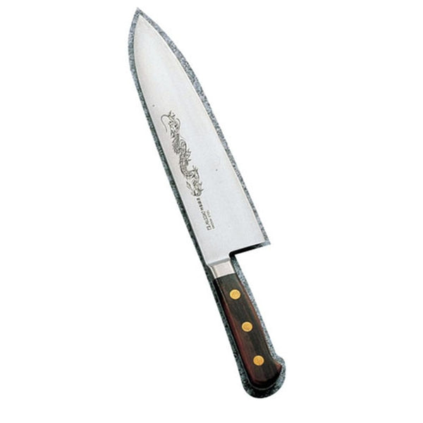 Misono Swedish High-Carbon Steel Deba Knife 210mm DRAGON