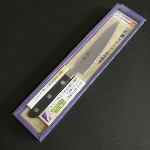 Narihira MV Stainless Metal Tsuba Petty Knife 130mm-Japan Knife Shop