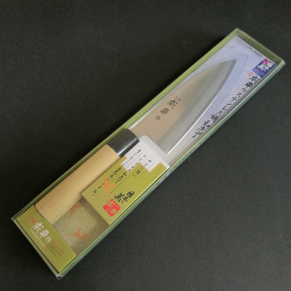 Narihira Stainless Japanese traditional Deba Knife 165mm-Japan Knife Shop