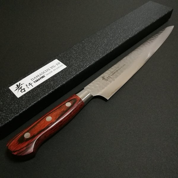 Sakai Takayuki 33-Layer VG10 Damascus Sujihiki 240mm 9.4"