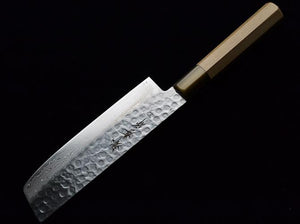 Sakai Takayuki 45-Layer Damascus Nakiri 160mm(6.3")-Japan Knife Shop
