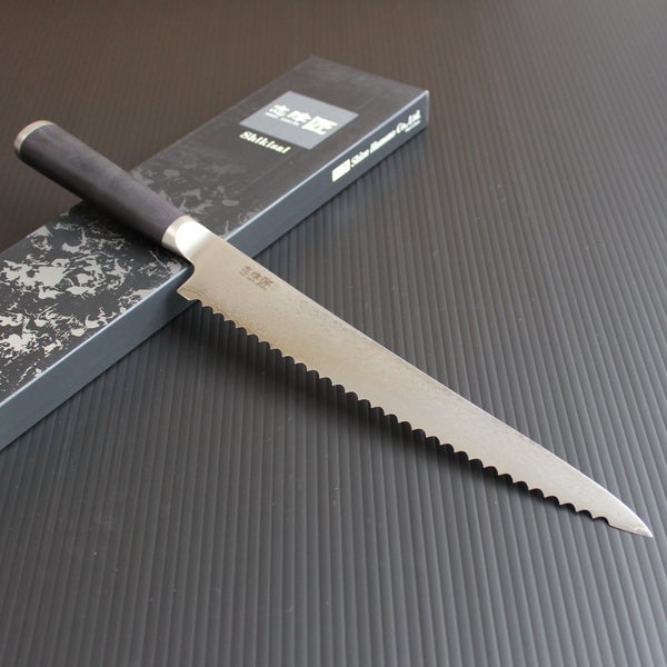 Shikisai MIYAKO 33 Layer Damascus Bread Slicer 230mm