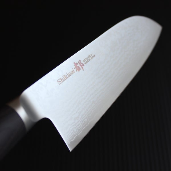 Shikisai MIYAKO 33 Layer Damascus Santoku Knife 165mm