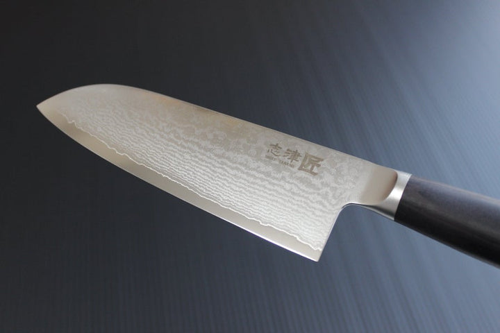 Shikisai MIYAKO 33 Layer Damascus Santoku Knife 165mm