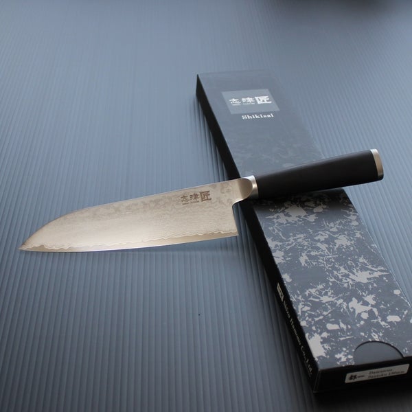 Shizu Hamono Shikisai Miyako Santoku 180mm (7.1