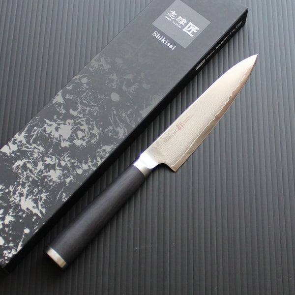 miyako Shizu Hamono Shikisai Miyako Petty 130mm - Japanese Small Utility