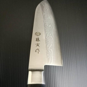 TOJIRO FUJITORA 37-Layer Santoku Knife 170mm(6.7") FU-507-Japan Knife Shop