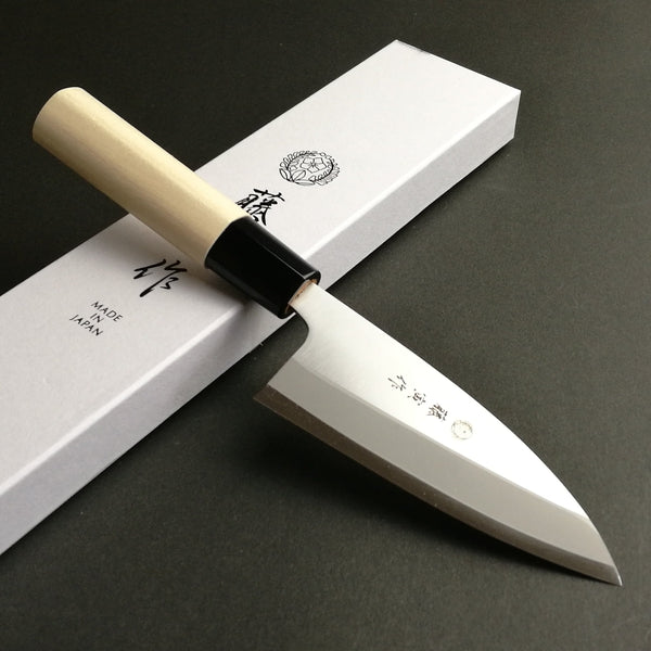 TOJIRO FUJITORA MV Stainless Deba Knife Wood Handle 105mm