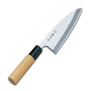 TOJIRO FUJITORA MV Stainless Deba Knife Wood Handle 120mm-Japan Knife Shop
