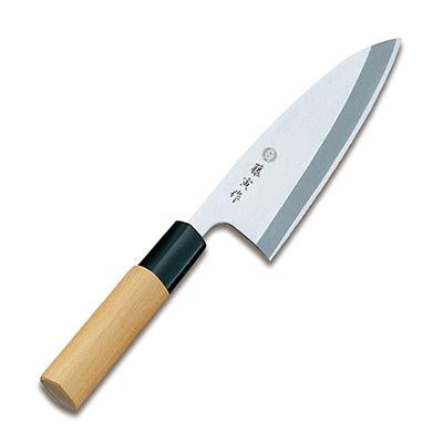 TOJIRO FUJITORA MV Stainless Deba Knife Wood Handle 120mm