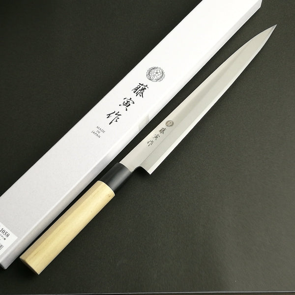 TOJIRO FUJITORA MV Stainless Yanagiba Knife Wood Handle 270mm-Japan Knife Shop