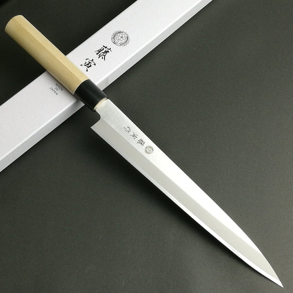 TOJIRO FUJITORA MV Stainless Yanagiba Knife Wood Handle 270mm